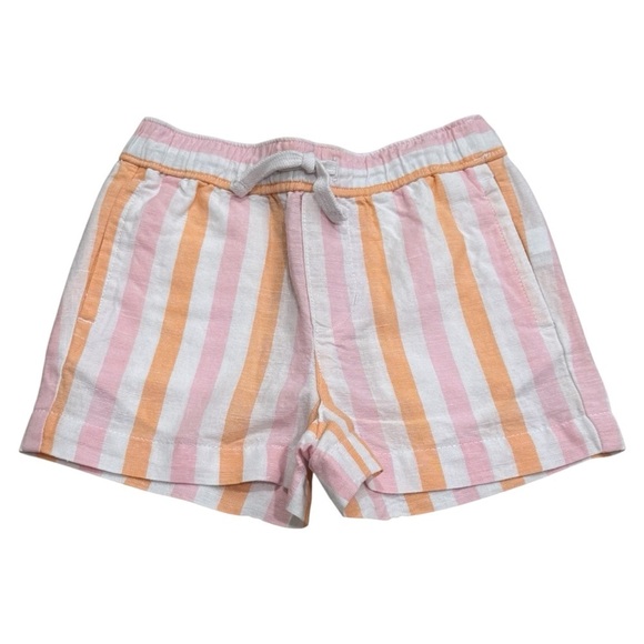 Janie and Jack Tropical Hawaiian Vacation Resortwear Linen Blend Shorts Size 2T - Picture 2 of 5